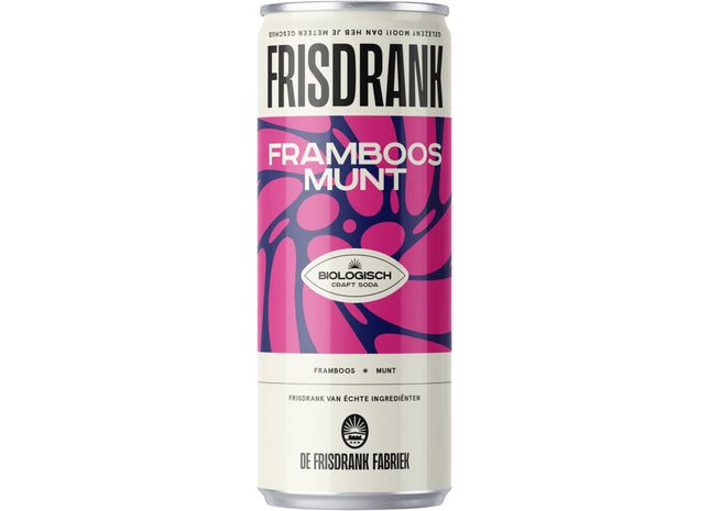 De Frisdrank Fabriek Framboos munt