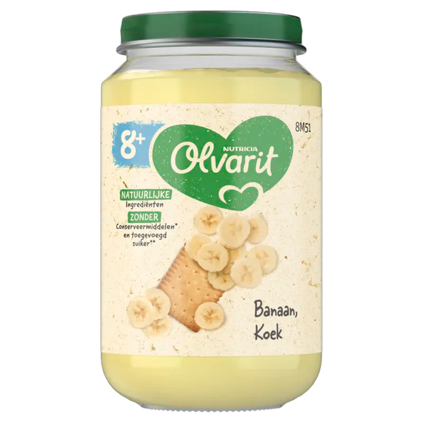 Olvarit Bananenkeks 8m+
