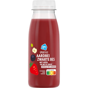 Smoothie appel aardbei braam zwarte bes