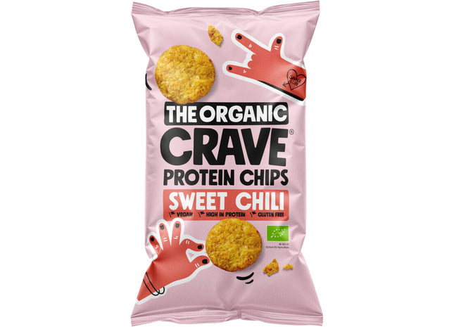 The Organic Crave Sweet chili protein chips