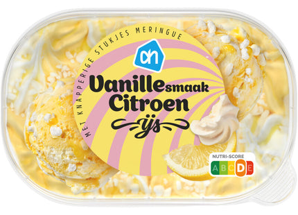 Vanille smaak citroen ijs