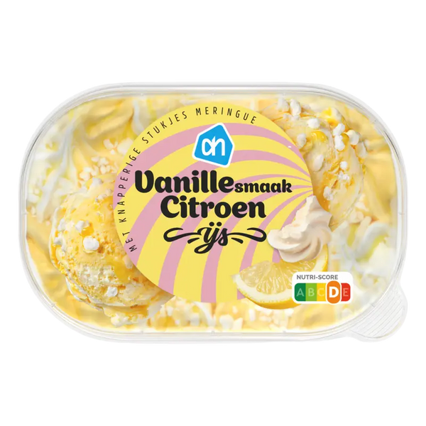 Zitroneneis mit Vanillegeschmack