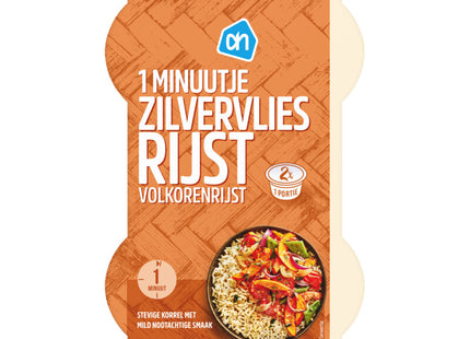 1 minuutje zilvervliesrijst volkoren
