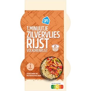 1 minuutje zilvervliesrijst volkoren