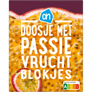 Doosje met passievruchtblokjes