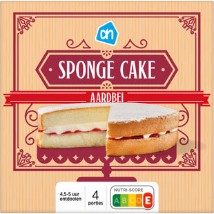 Sponge cake aardbei