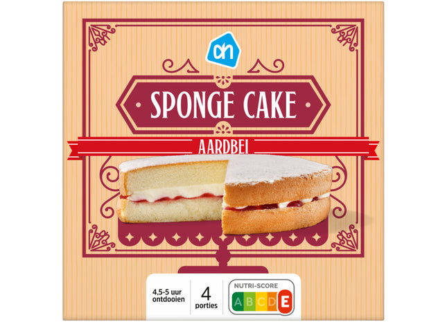 Sponge cake aardbei