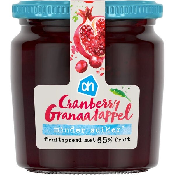 Cranberry granaatappel fruitspread