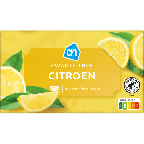 Zwarte thee citroen