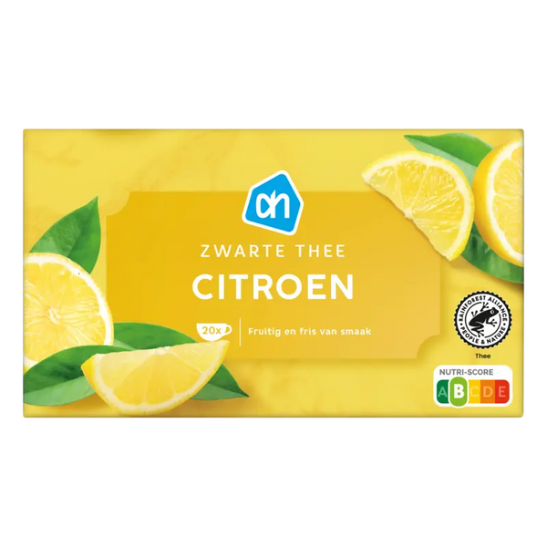 Schwarzer Tee Zitrone