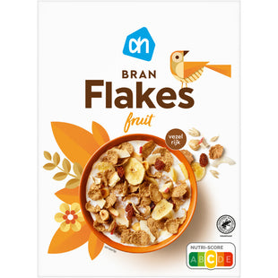 Bran flakes fruit