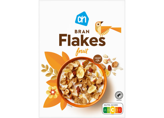Bran flakes fruit