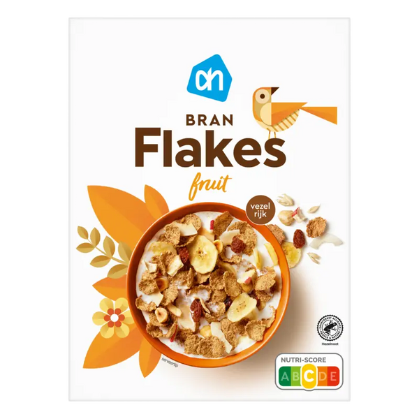 Bran flakes with fruit