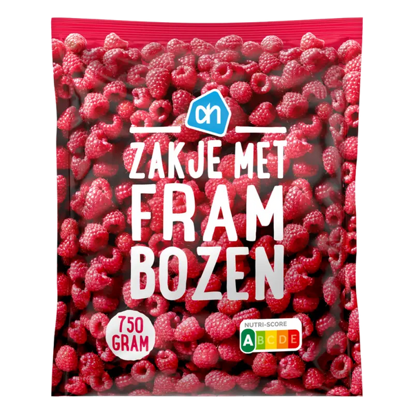 Bag of raspberries