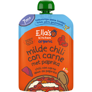 Ella's kitchen Milde chili con carne met paprika 7m+