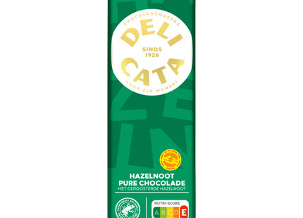 Delicata Reep pure chocolade hazelnoot