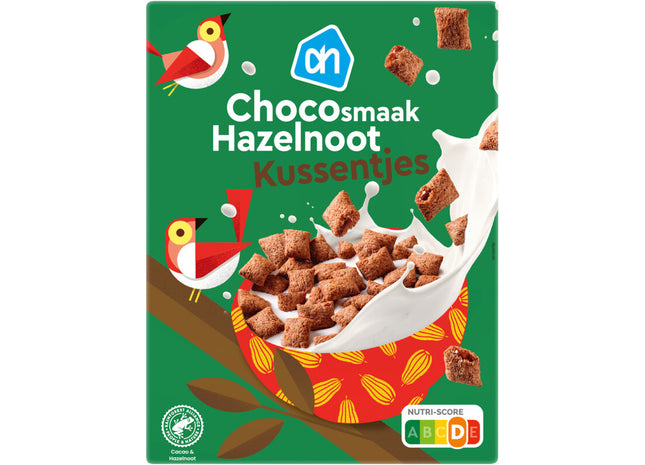 Chocosmaak hazelnoot kussentjes