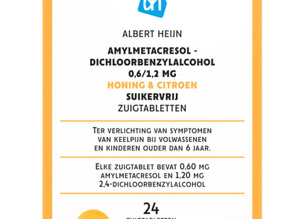 Honing & citroen zuigtablet