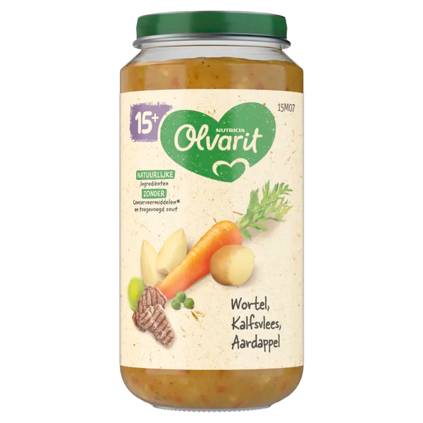 Olvarit Karotte Kalbfleisch Kartoffel 15m+