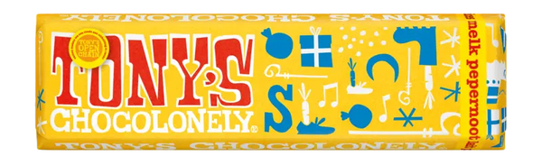 Tony's Chocolonely Reep melkchocolade pepernoot