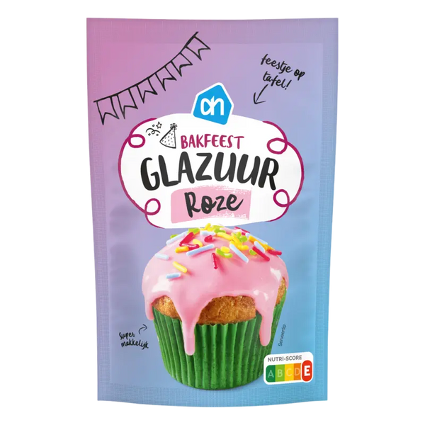 Bakfeest Glasur rosa