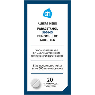Paracetamol filmomhulde tabletten 500mg
