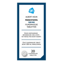 Paracetamol filmomhulde tabletten 500mg