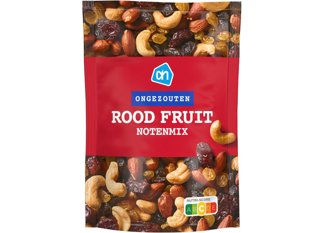 Rood fruit notenmix ongezouten