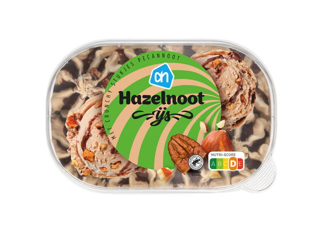 Hazelnoot ijs