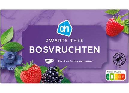 Zwarte thee bosvruchten