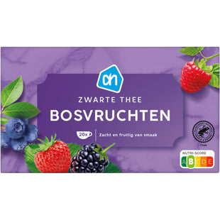 Zwarte thee bosvruchten