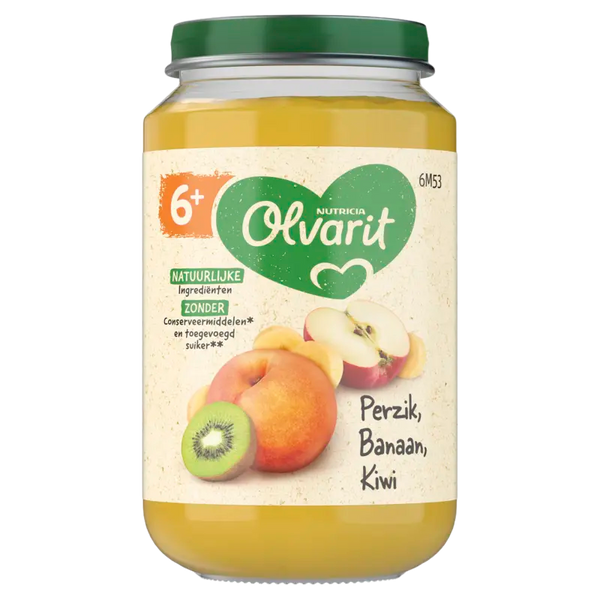 Olvarit Perzik banaan kiwi 6m+