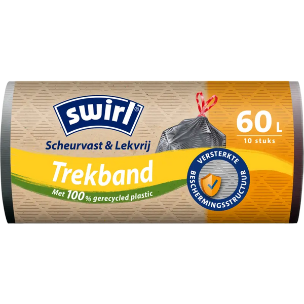Swirl Vuilniszakken met trekband 60 liter