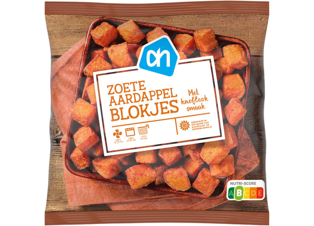 Zoete aardappelblokjes