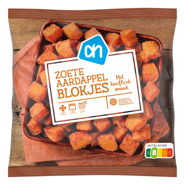 Süßkartoffelwürfel