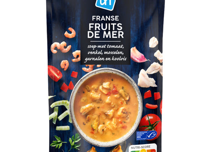 Französische Fruit-de-Mer-Suppe