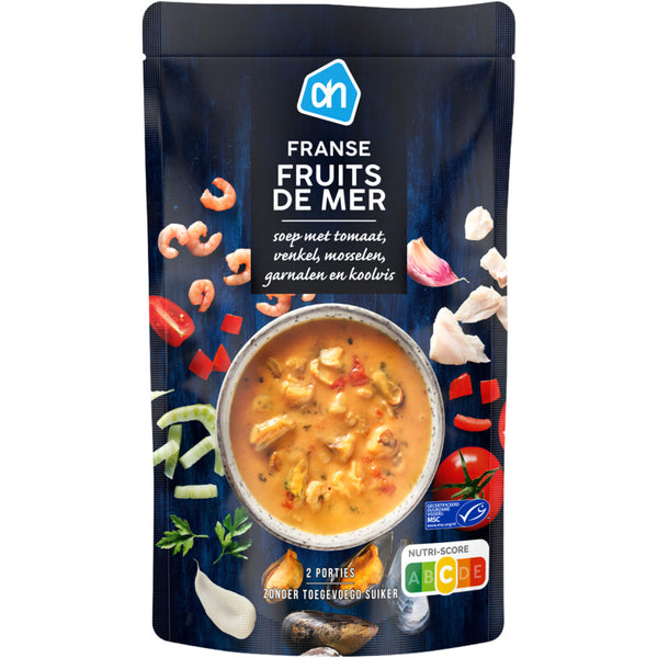 Franse fruits de mer soep