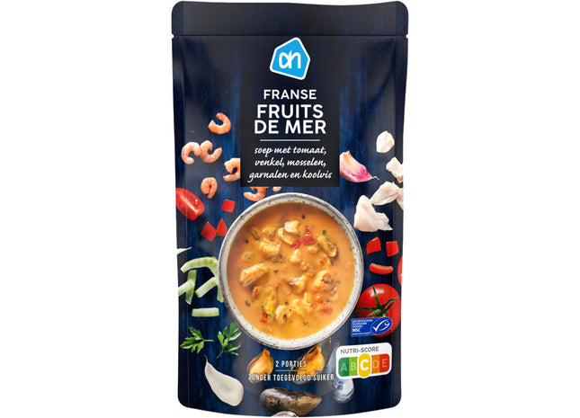 Französische Fruit-de-Mer-Suppe