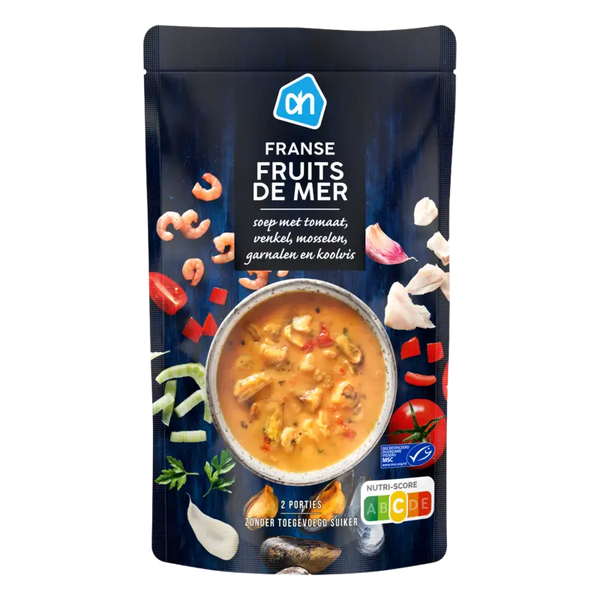 Franse fruits de mer soep