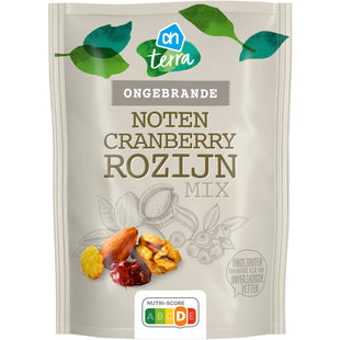 Noten cranberry rozijn mix ongebrand