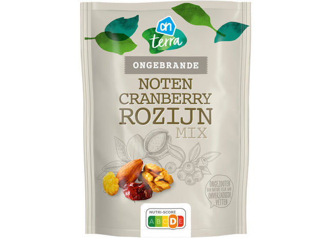 Noten cranberry rozijn mix ongebrand