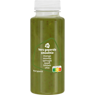 Chia smoothie mango ananas spinazie