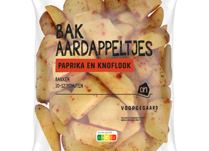 Bakaardappeltjes paprika en knoflook