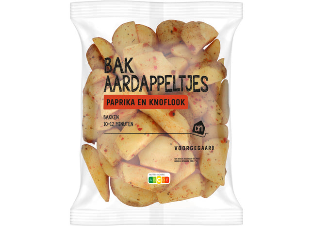 Bakaardappeltjes paprika en knoflook