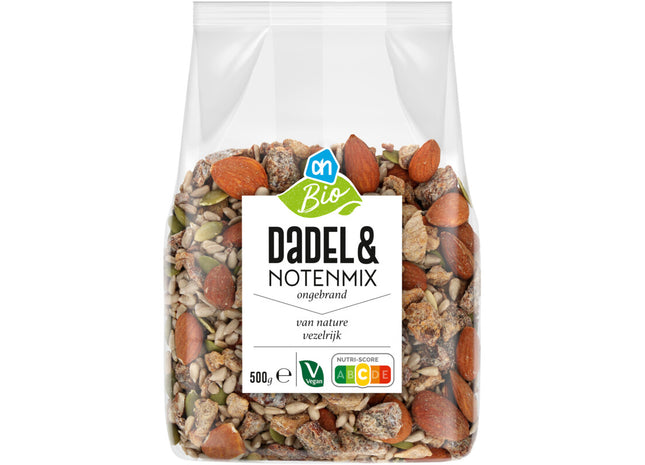 Biologisch Dadel & notenmix ongebrand