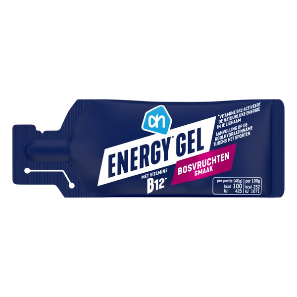 Energy gel bosvruchten