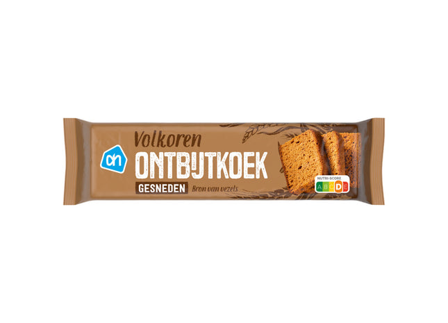 Ontbijtkoek volkoren gesneden
