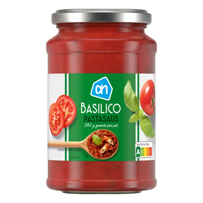 Pasta sauce in jar