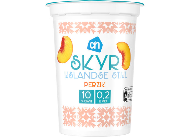Skyr IJslandse stijl perzik