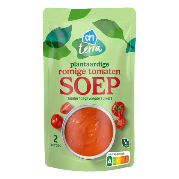 Terra Plantaardige romige tomatensoep